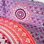 New Indian Purple Ombre Mandala Hippie Bohemian Double 2 Pillow Cover Wall Hanging