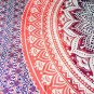 New Indian Purple Ombre Mandala Hippie Bohemian Double 2 Pillow Cover Wall Hanging