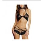 Special Lace Striped Semi-sheer Sexy Lingerie