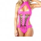 Evening Lace Pendant Patchwork Teddies Backless Sexy Lingerie