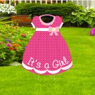 Welcome It's a Girl Lawn Baby Sign Decoration