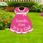It' s a New Baby Girl Lawn Announcement Stork Sign Decoration Yard Art Display