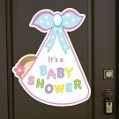 It's a Baby Shower Party Girl Door Hanger Decoration - Welcome Girl Announcement