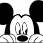 Mickey Mouse Peeking