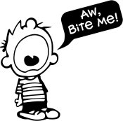 Calvin Bite Me