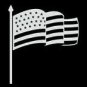 AMERICAN FLAG (6"X 6")