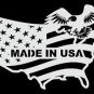 MADE IN USA AMERICAN FLAG (8"X 8")