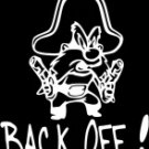 YOSEMITE SAM BACK OFF (6"X 6")