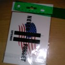 NEVER FORGET SEPTEMBER 11, 5.5" X 4.25", CLEAR VINYL