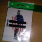 NEVER FORGET SEPTEMBER 11, 5.5" X 4.25", CLEAR VINYL