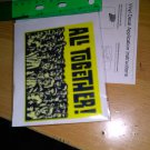 ALL TOGETHER! Clear Vinyl Decal, Yellow & Blk, 5.5" x 4.25"
