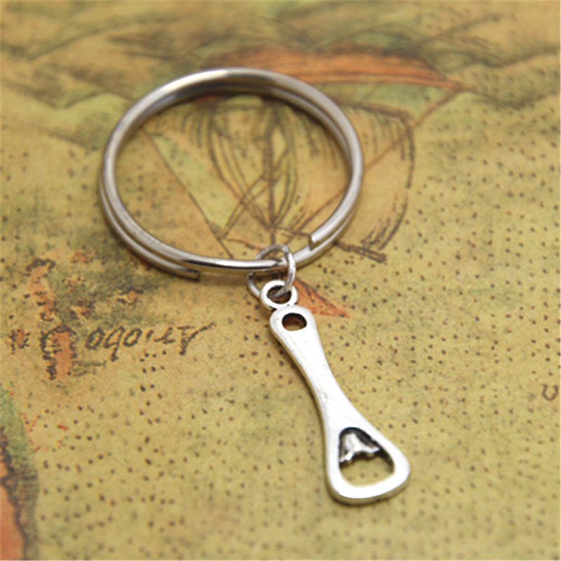 Bottle Opener Keychain Bottle Opener Charm Keyring Bottle Opener