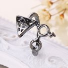 Silver Deathly Hallows Ring Silver Deathly Hallows Ring Silver Deathly Hallows Ring vision 2C0308(3)