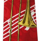 Bass Trombone Musical Instrument Music Fancy Novelty Neck Tie