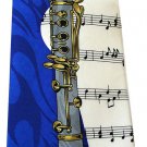 Clarinet Musical Instrument Music Fancy Novelty Neck Tie