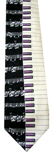 Keyboard Piano Musical instrument Fancy Novelty Neck Tie