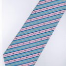201228 Blue Pink Yellow Stripe Neck Tie
