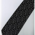 EB14 Black White Stripe Neck Tie