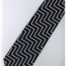 EDB22 Blue White Black Stripe Neck Tie