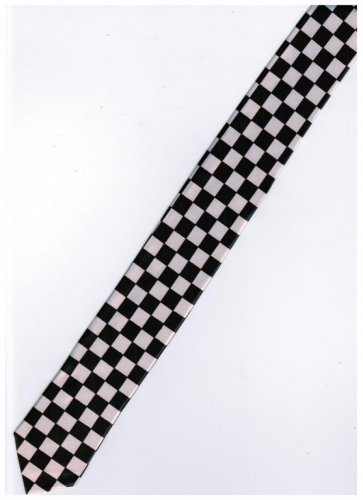Orange Black 5cm Neck Tie