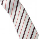 ER2 Red White Black Stripe Neck Tie