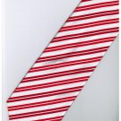 ER9 Red White Blinking Stripe Neck Tie