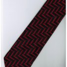 ER13 Red Black Stripe Neck Tie