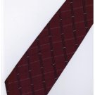 ER23 Red Purple Black White Stripe Neck Tie