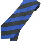 Blue Black Stripe Neck Tie
