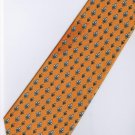 Yellow Black White Stripe Neck Tie