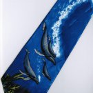 Fish Dolphin Marine Life Coral Fancy Novelty Neck Tie 2