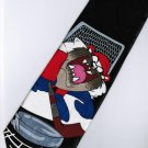 Tasmanian Devil Taz Looney Tunes Goalkeeper Cartoon Fancy Novelty Neck Tie