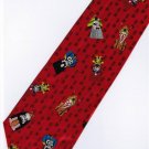 Chinese Opera Mask Fancy Novelty Neck Tie