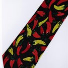Red Yellow Green Chili Fancy Novelty Neck Tie