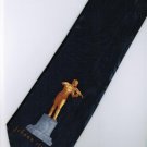 Johann Strauss Golden Statue in Vienna City Park Music Fancy Novelty Neck Tie