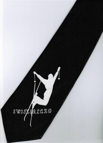 Ski Sport Fancy Novelty Neck Tie
