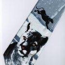 Snow Leopard Jaguar Mammal Animal Fancy Novelty Neck Tie