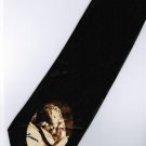 Slepping Lion Mammal Animal Fancy Cartoon Novelty Neck Tie