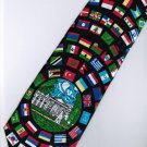 World Country Flag 3 Fancy Novelty Neck Tie
