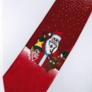 Christmas Santa Claus Xmas Clown Reindeer Fancy Neck Tie