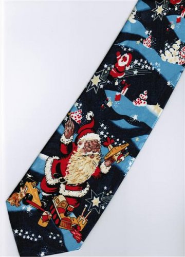 Christmas Santa Claus Xmas Gift Fancy Neck Tie 16