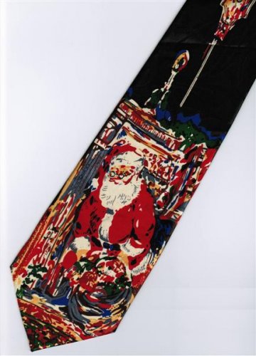 Christmas Santa Claus Xmas Gift Fancy Neck Tie