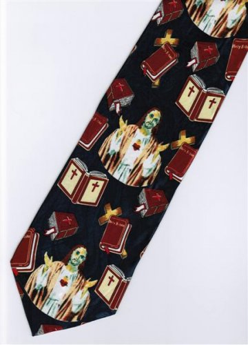 Jesus Christ Christian Holy Bible Religious Fancy Neck Tie