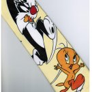 Sylvester Cat Catch Tweety Bird Looney Tunes YELLOW Cartoon Fancy Novelty Neck Tie