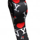 Patriotic I Love New York Slim Novelty Neck Tie