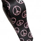 Peace Symbol PINK Slim Novelty Neck Tie