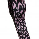 Leopard Spots Pink Black Slim Novelty Neck Tie