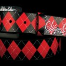 Red Arglyle belt
