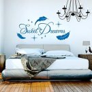 Wall Stickers Wall Decals, Modern Sweet Dream Quote PVC Wall Stickers.