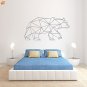 AYA DIY Wall Stickers Wall Decals,  Geometric Bear Wall art Type PVC Wall Stickers